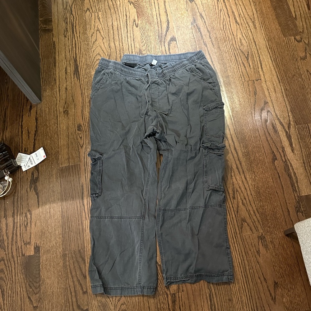 Gray Cargo Pants